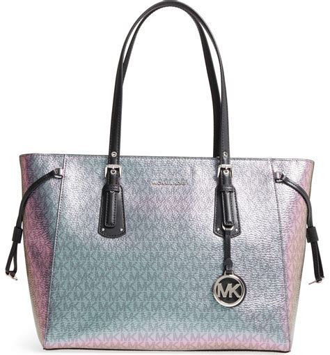 michael michael kors voyager faux leather tote